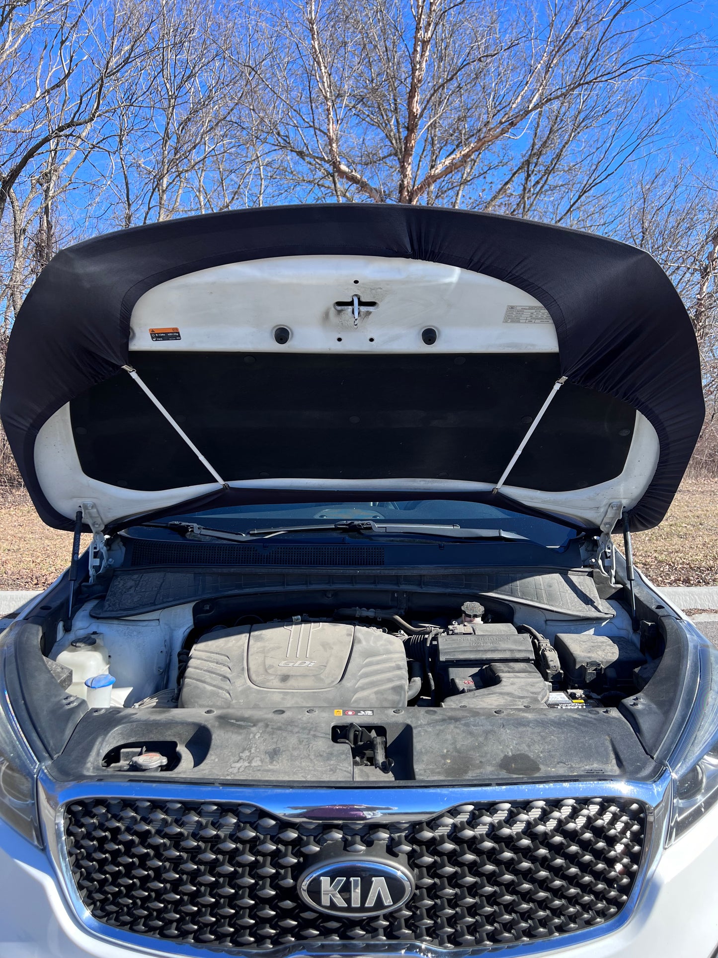 Chiefs Camo Car Hood Cover