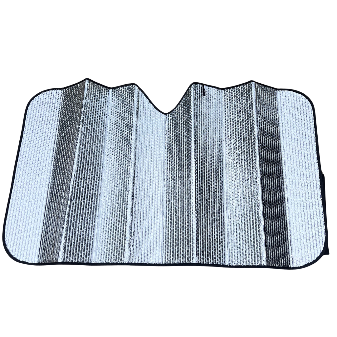 Black and Red Windshield Sun Visor