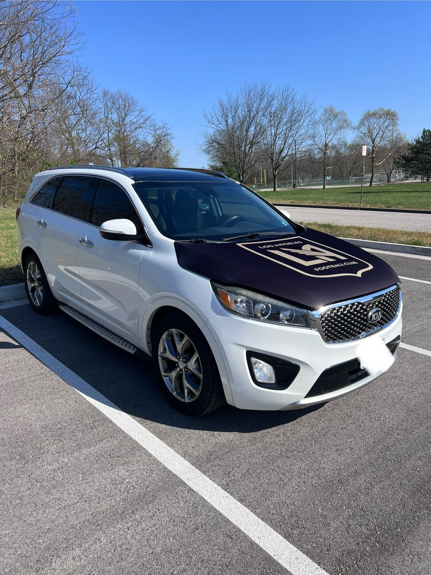 Los Angeles FC Car Hood Cover