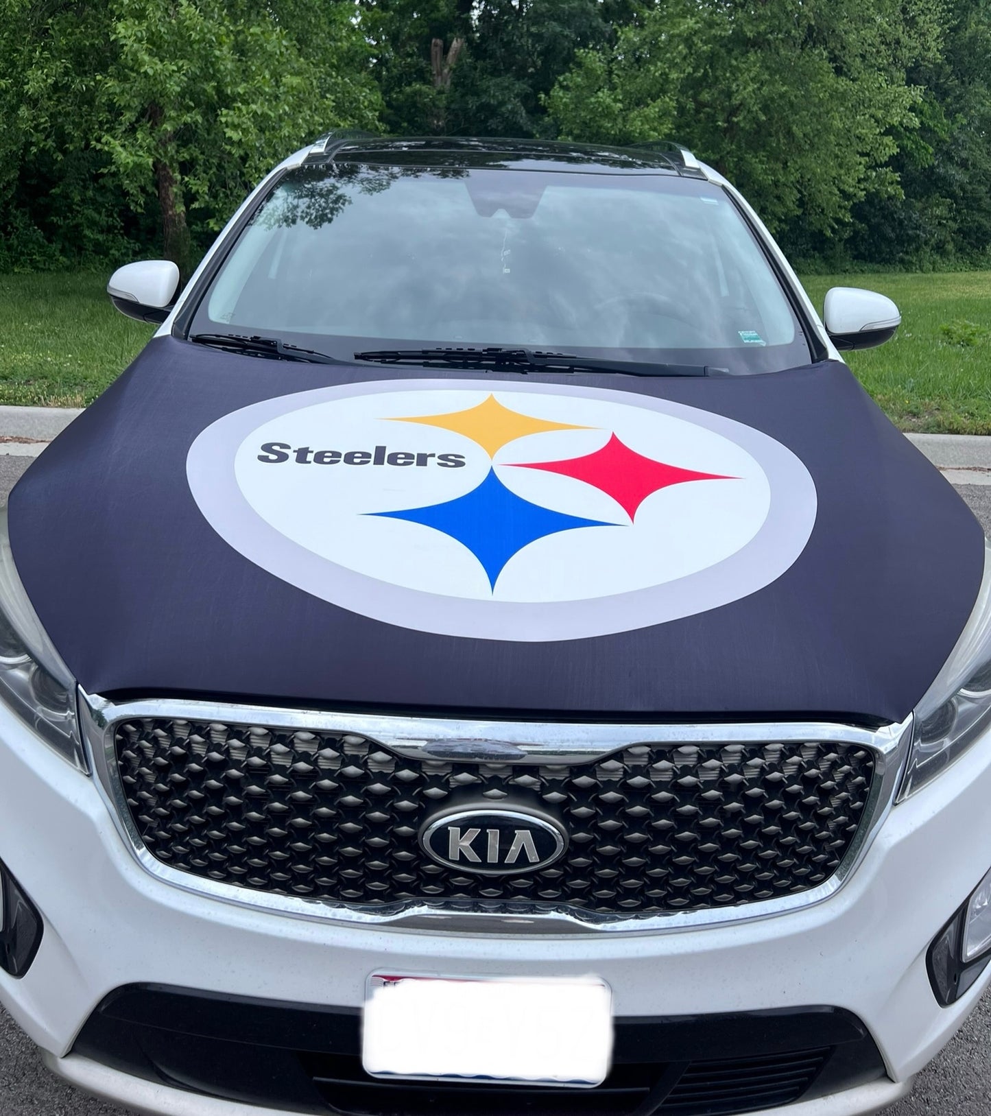 Pittsburgh Steelers (logo only) Car Hood Cover