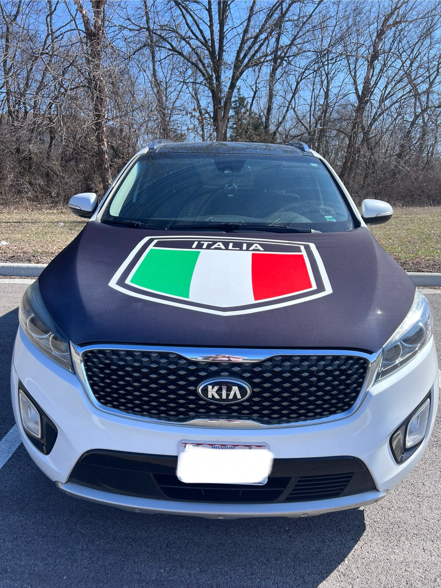 Italia Car Hood Cover