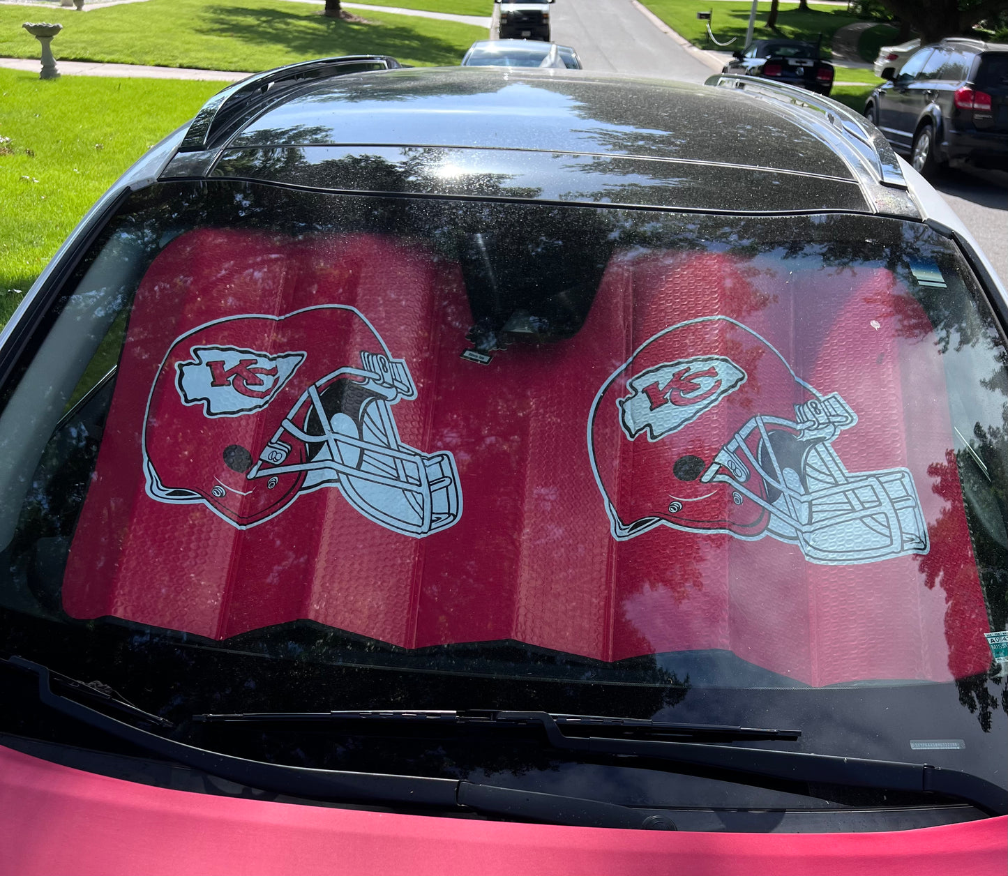 Chiefs Helmet Windshield Sun Visor