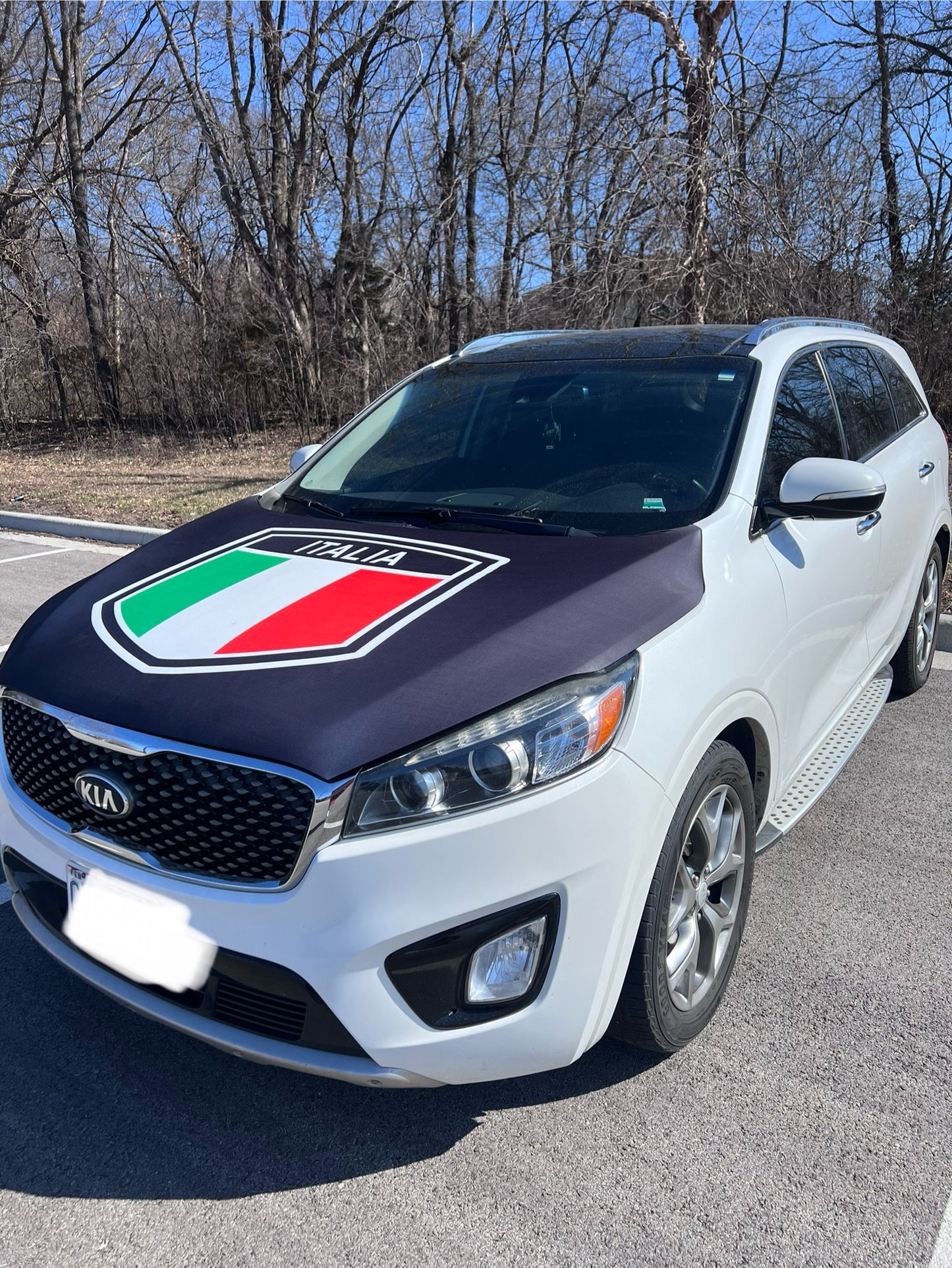 Italia Car Hood Cover