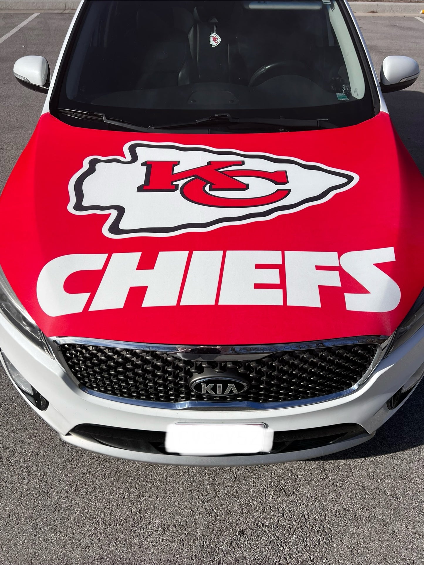 CHIEFS Arrowhead Car Hood Cover