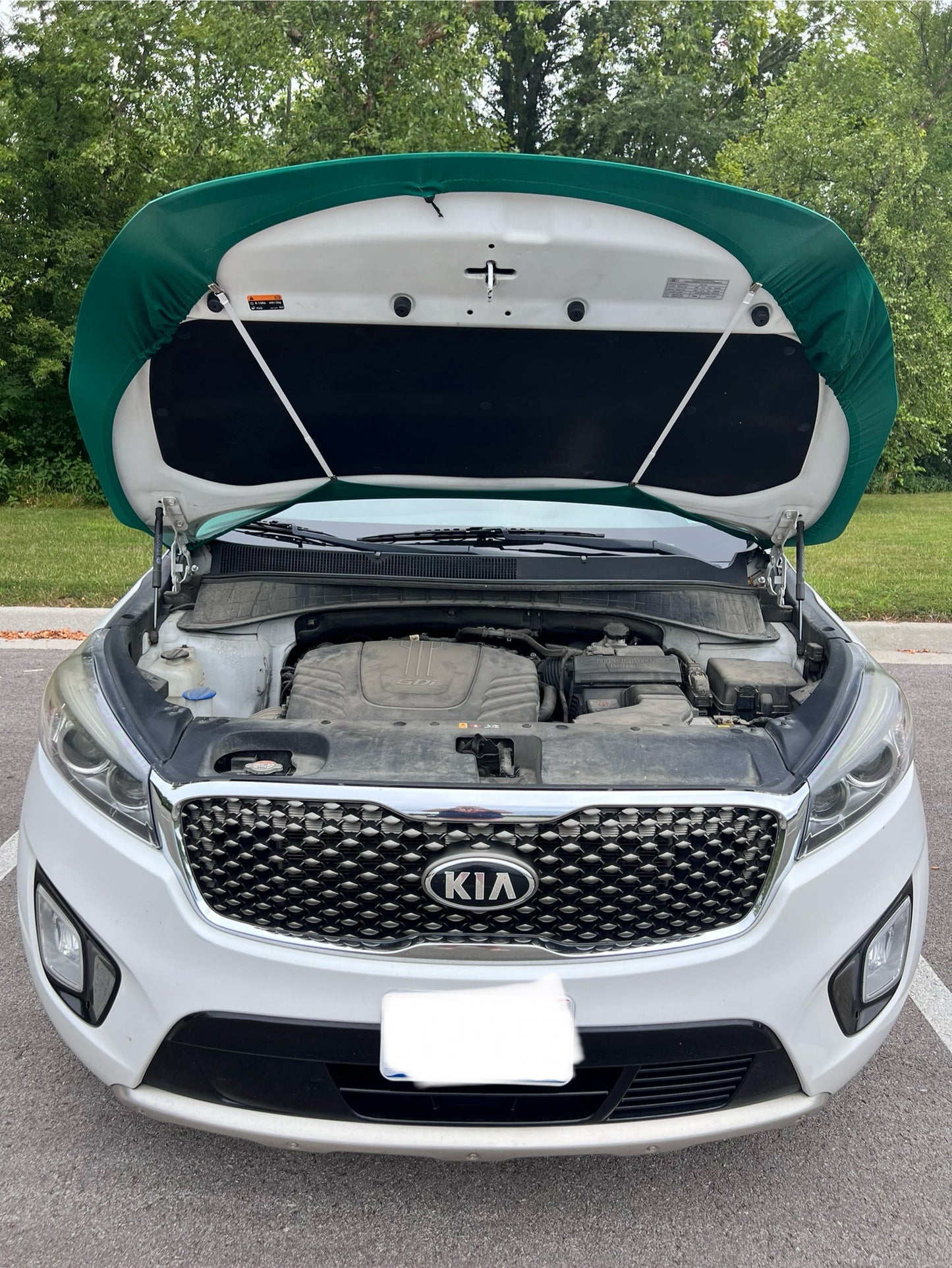 New York Jets Car Hood Cover