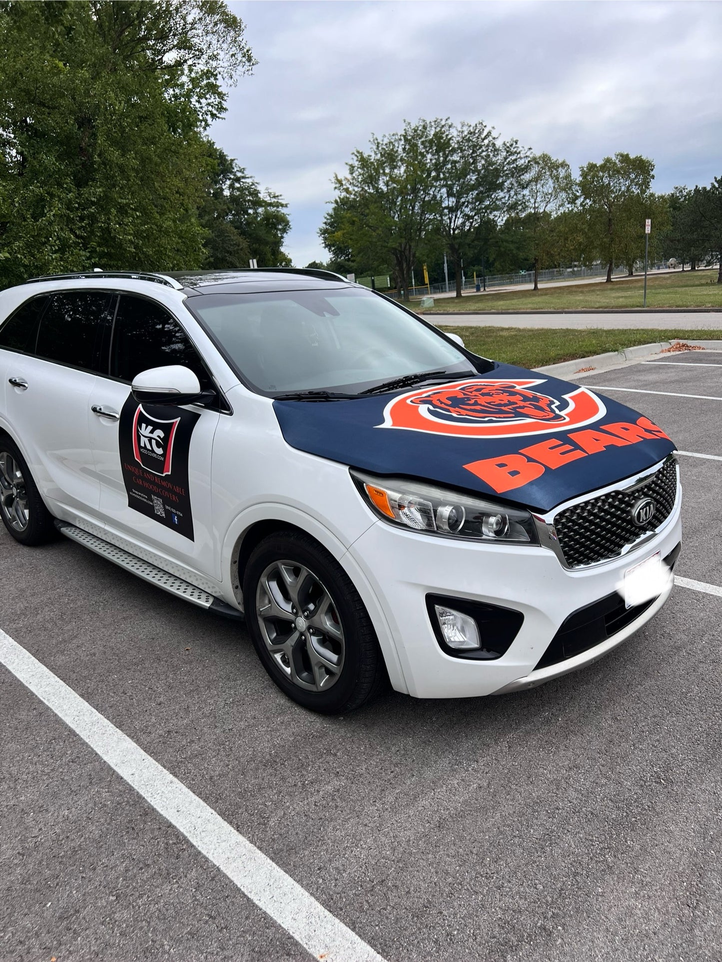 Chicago Bears Car Hood Cover