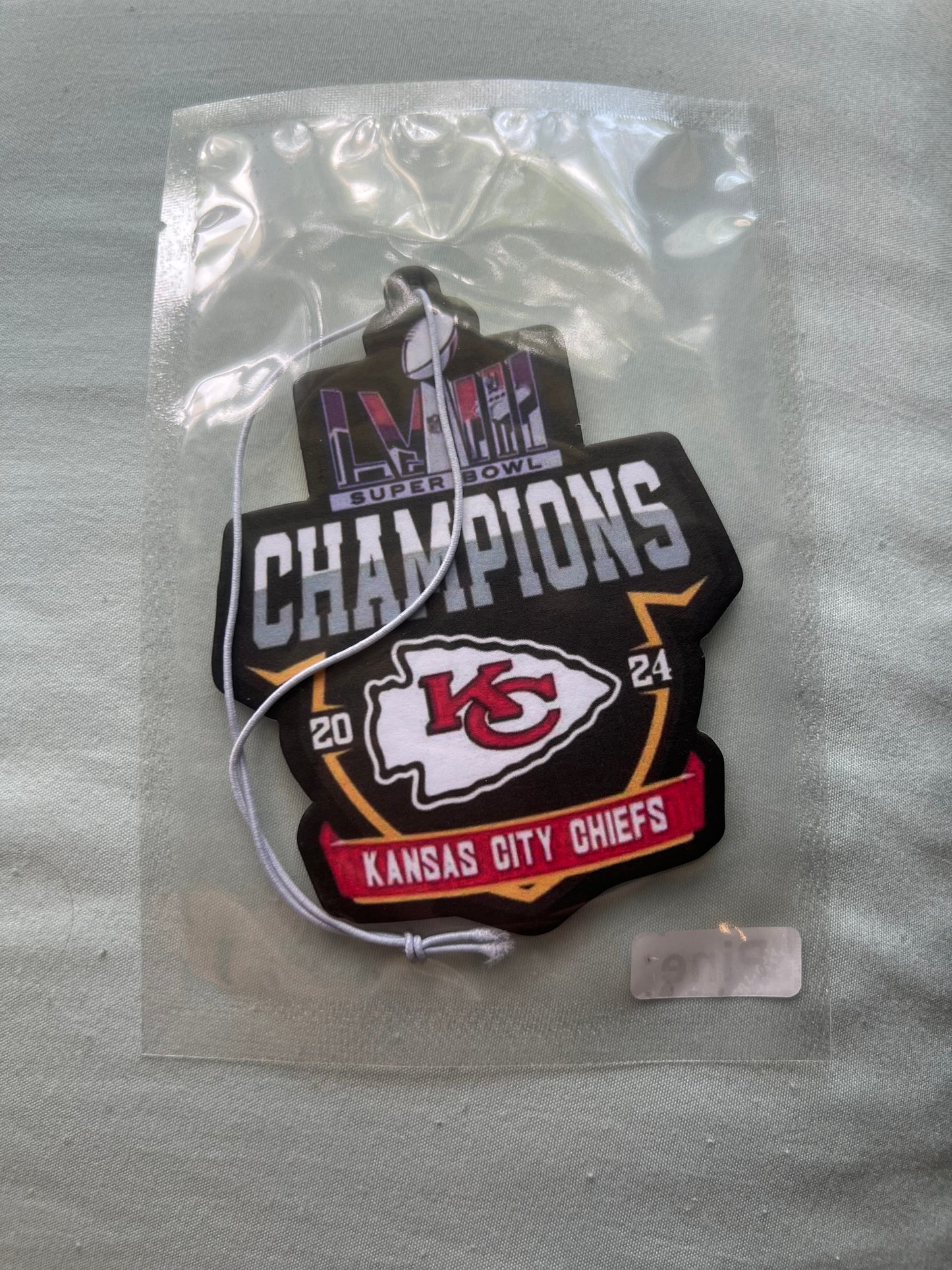 Chiefs 2024 Champions Car Freshener