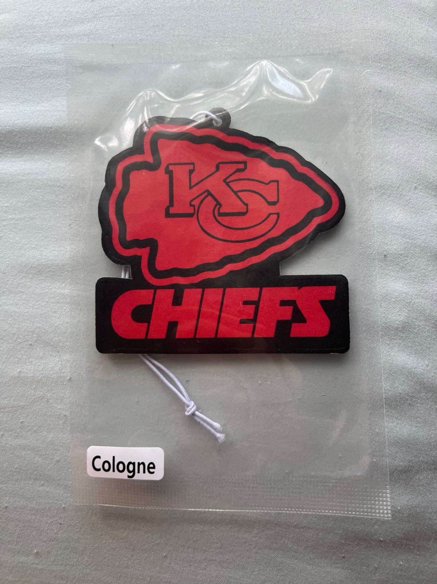 Black and Red Chiefs Car Freshener