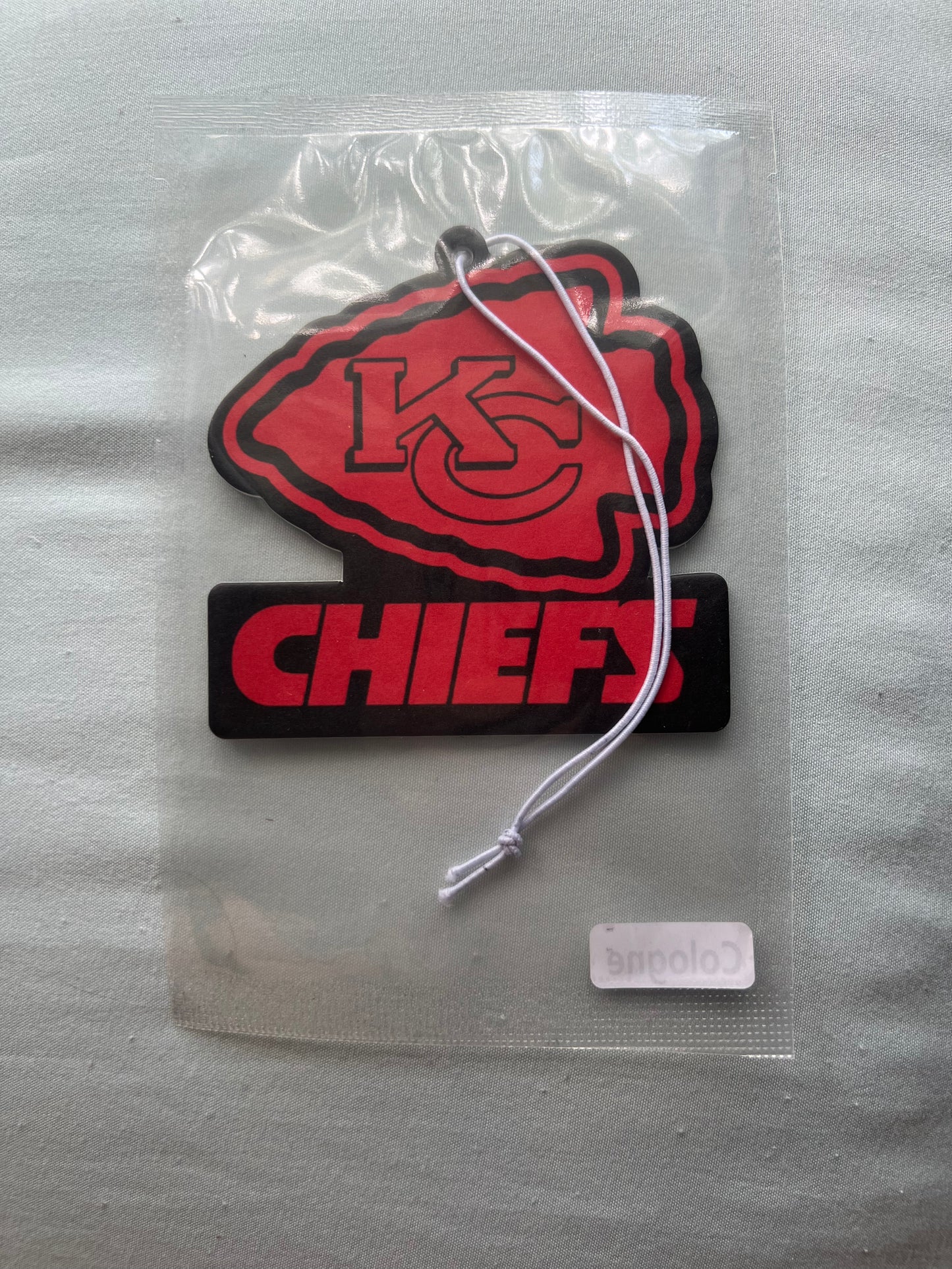 Black and Red Chiefs Car Freshener