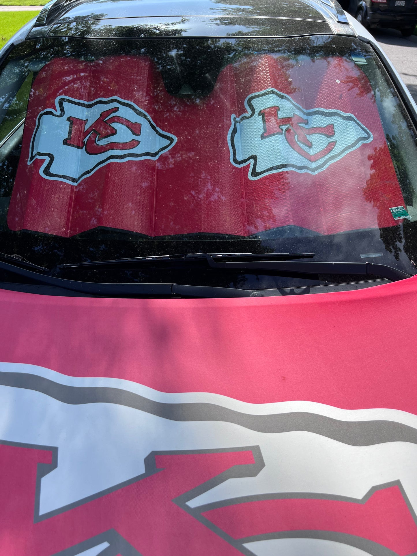 Chiefs Arrowhead Windshield Sun Visor