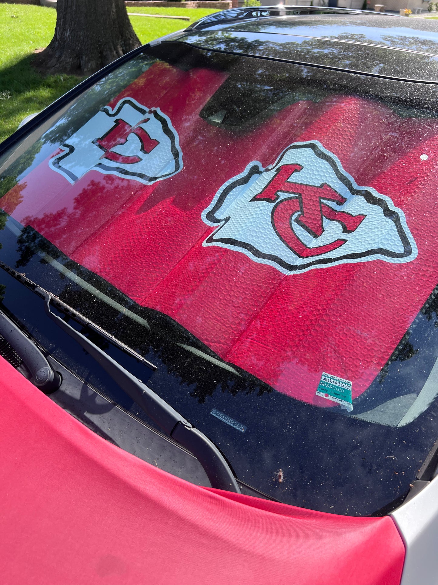 Chiefs Arrowhead Windshield Sun Visor