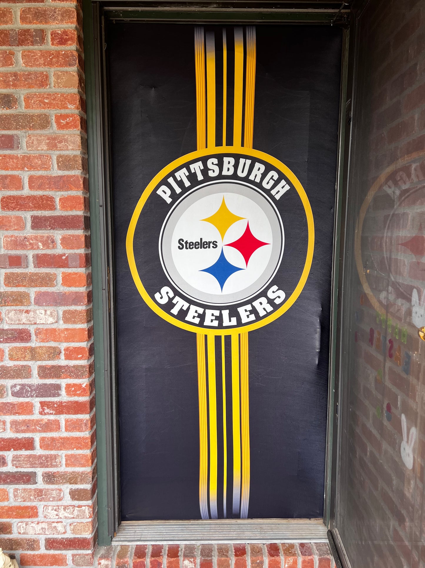 Pittsburgh Steelers Door Cover