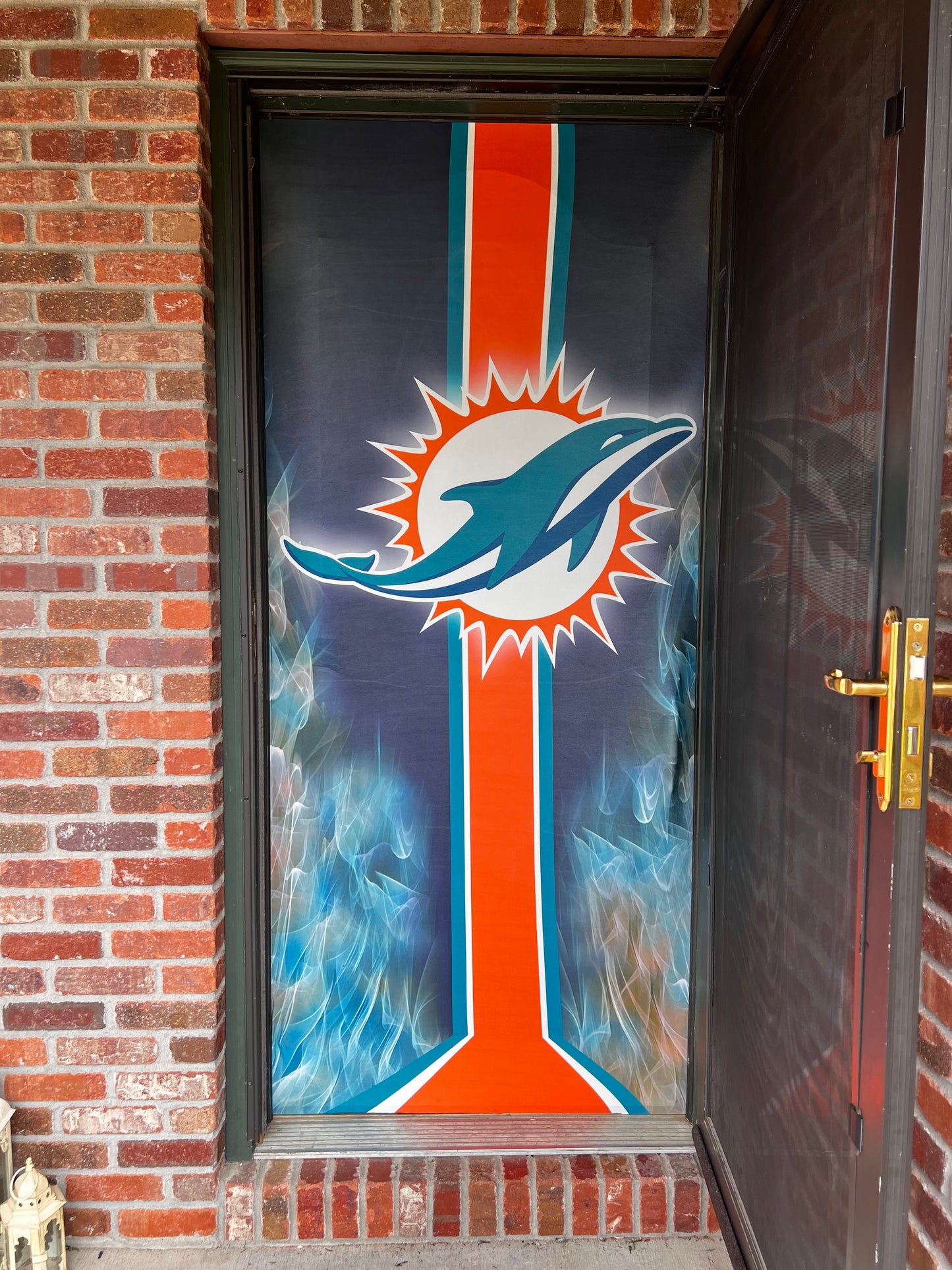 Miami Dolphins Door Cover