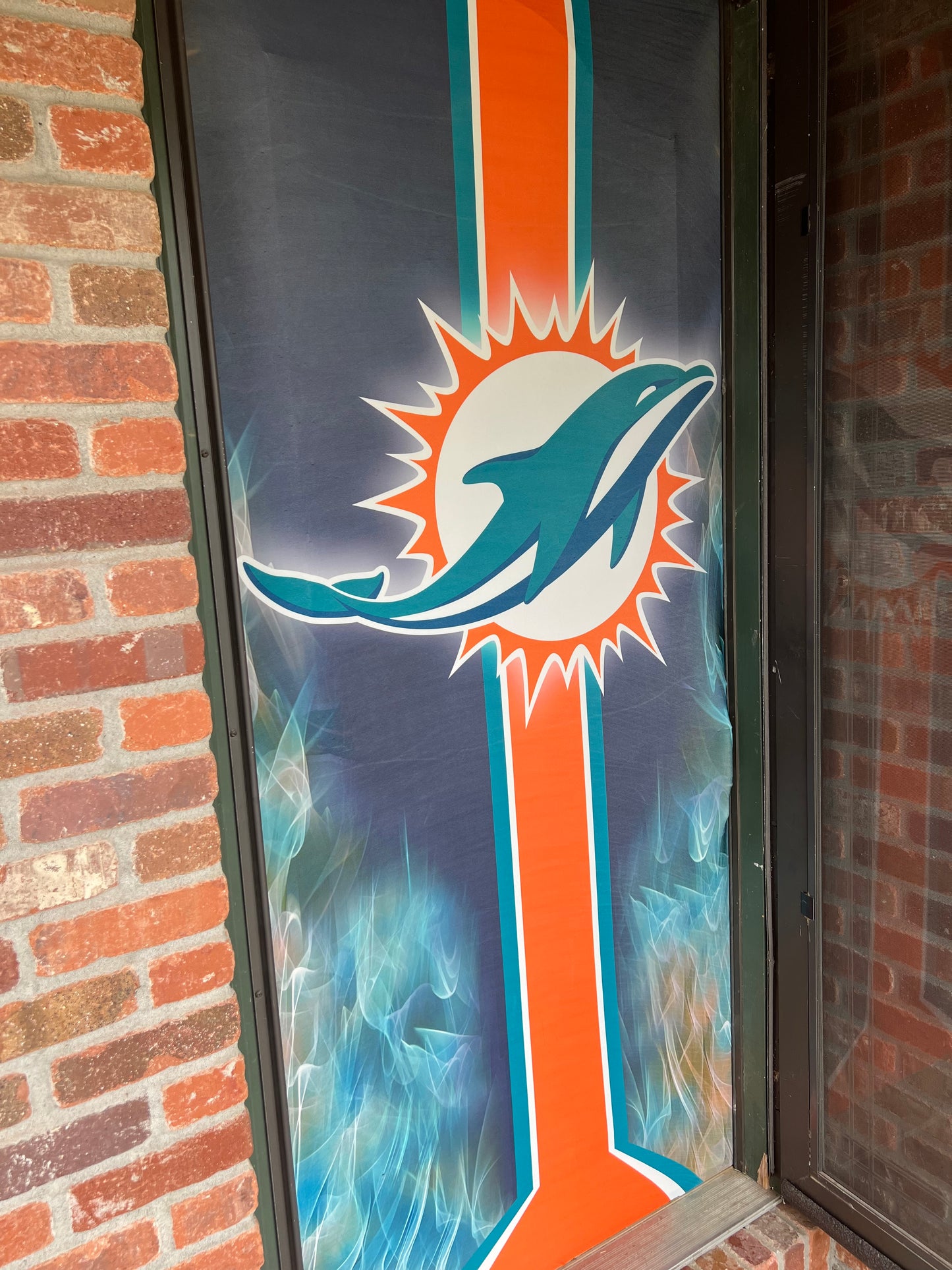 Miami Dolphins Door Cover