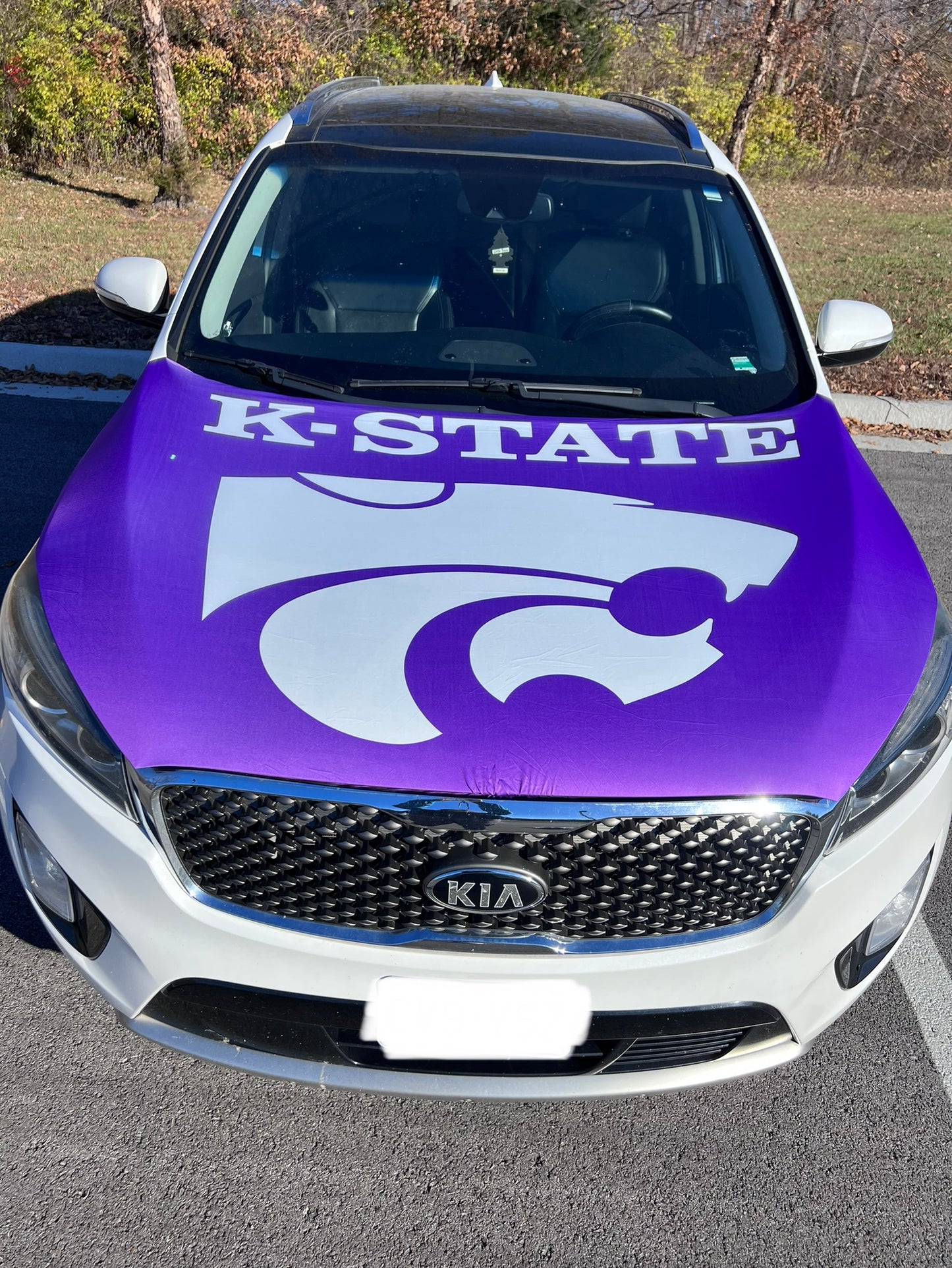 K-State Car Hood Cover
