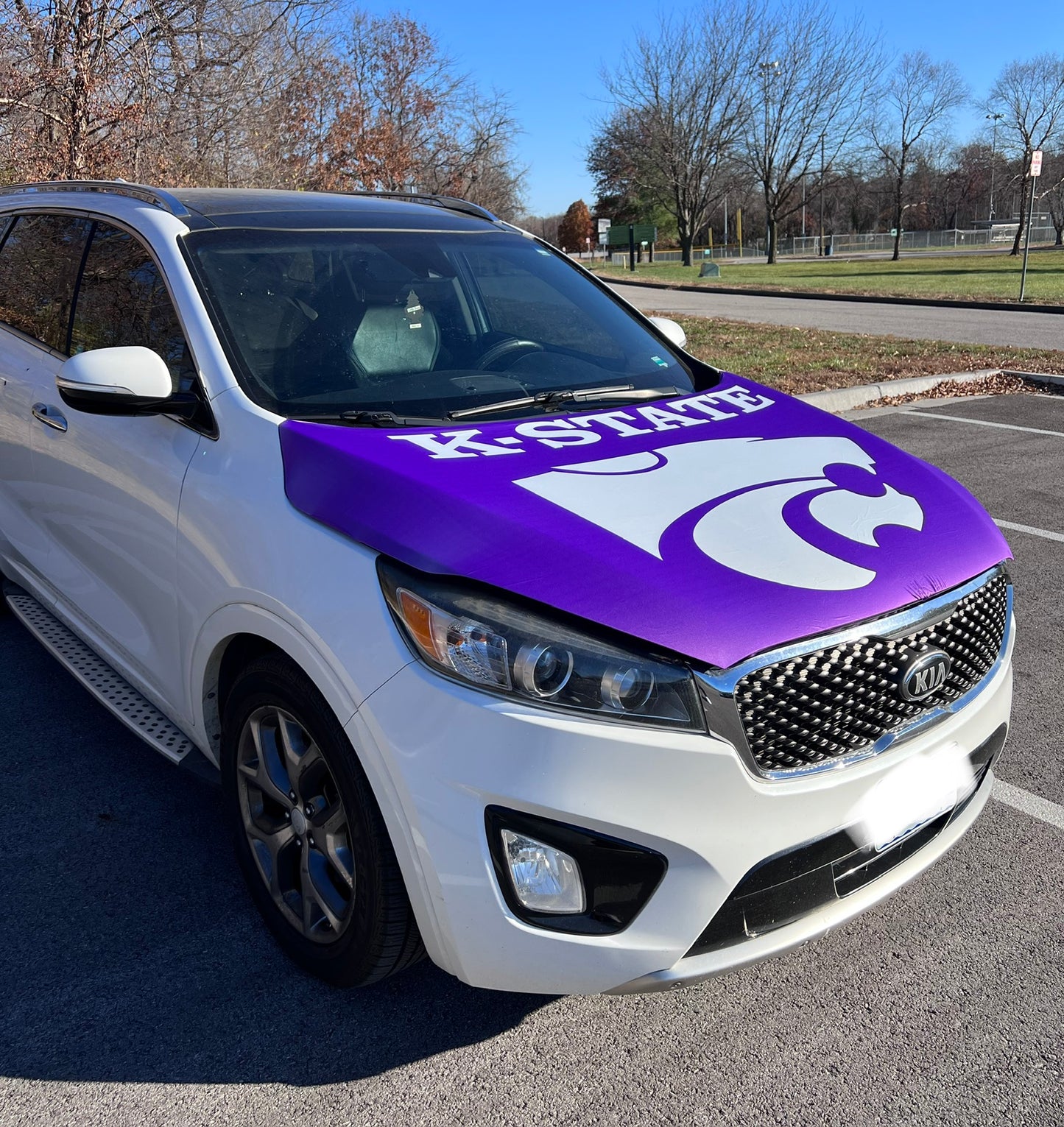 K-State Car Hood Cover