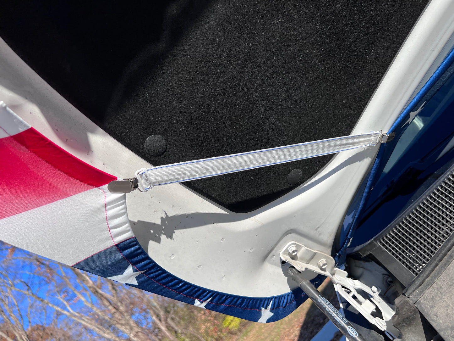 American Flag Car Hood Cover
