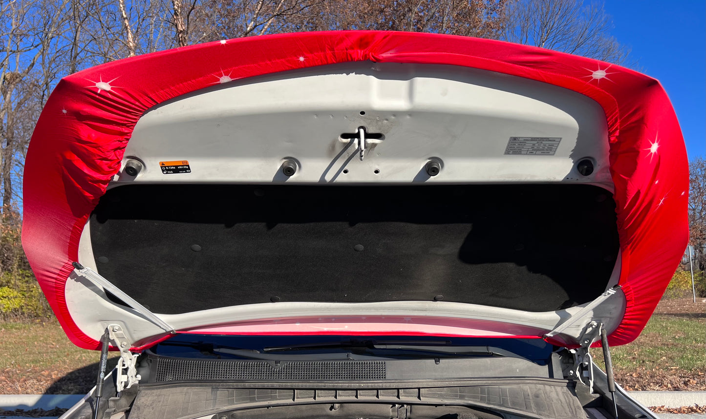 Merry Christmas Bells Car Hood Cover