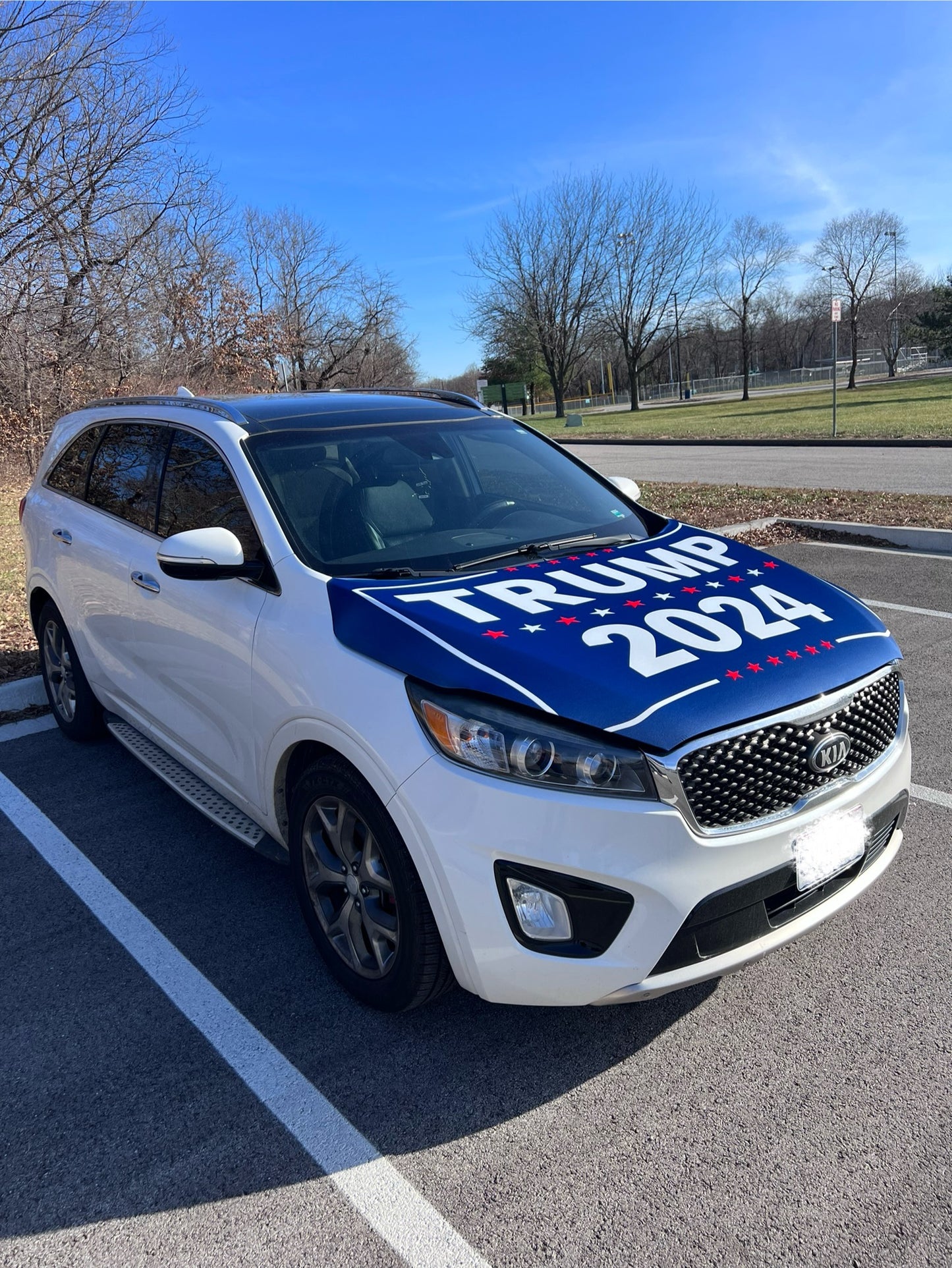 Trump 2024 Car Hood Cover