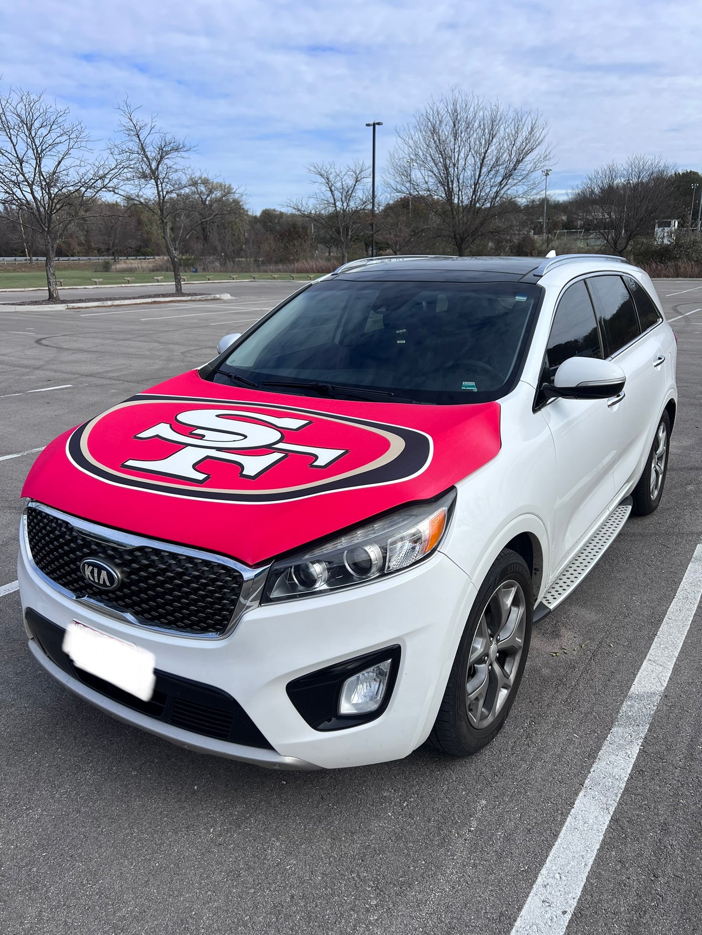 San Francisco 49ers Car Hood Cover