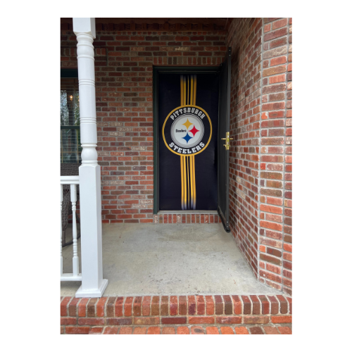 Pittsburgh Steelers Door Cover