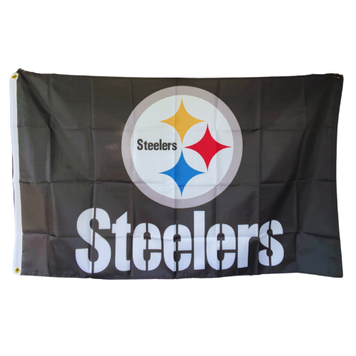 Large Indoor/Outdoor Pittsburgh Steelers Flag