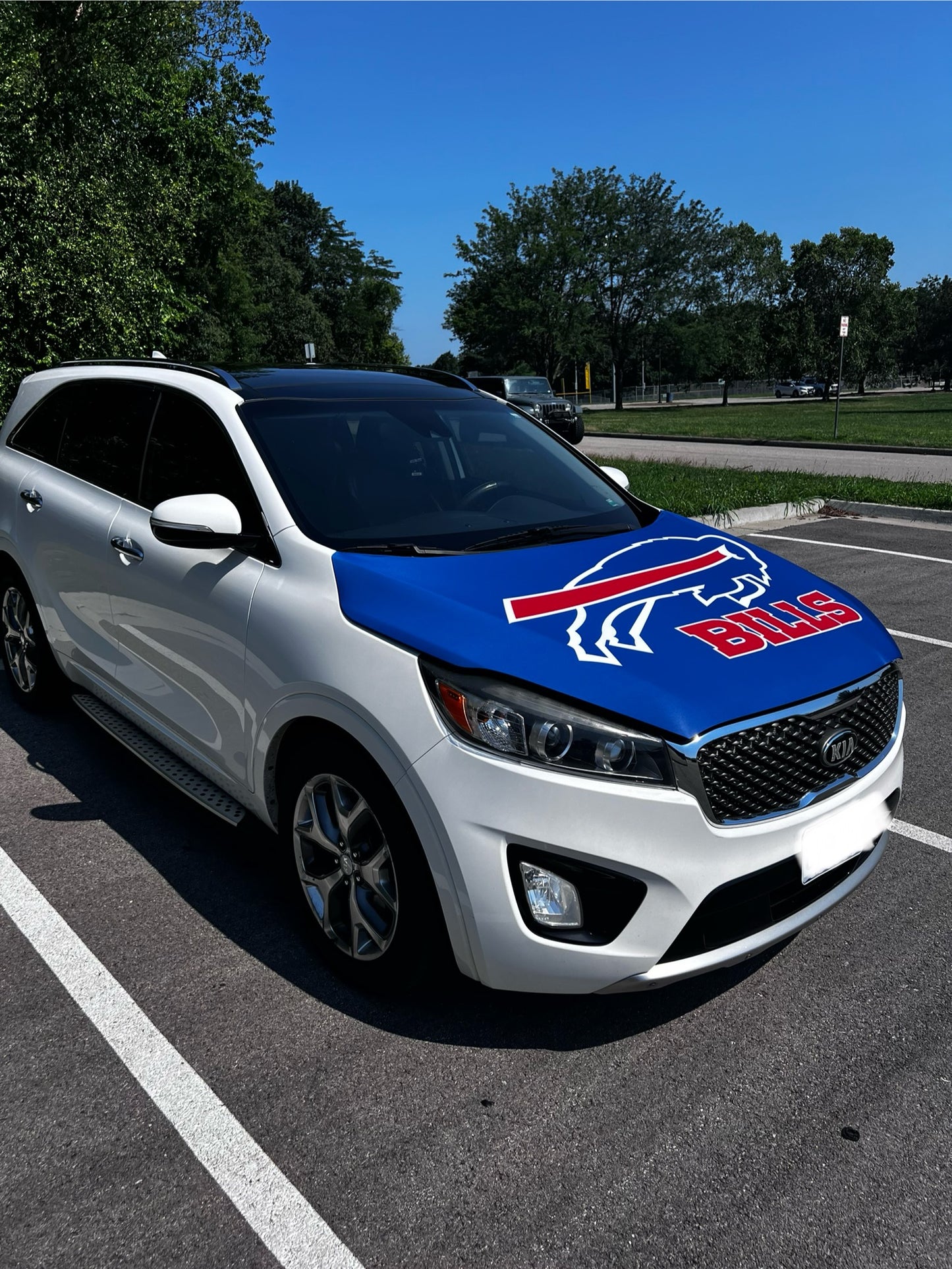 Buffalo Bills Car Hood Cover