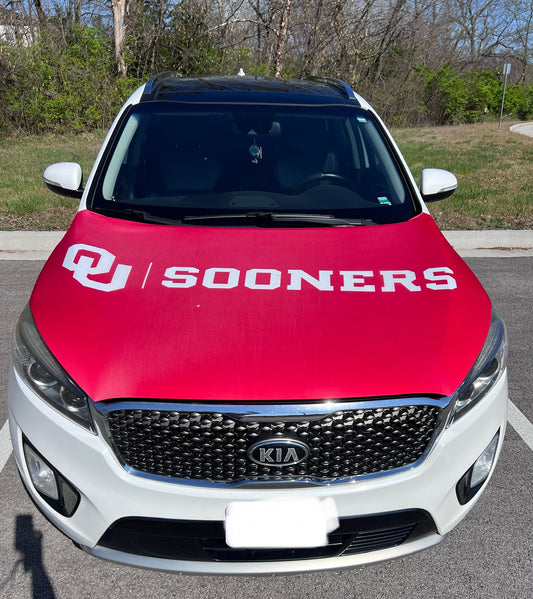Oklahoma University Sooners Car Hood Cover