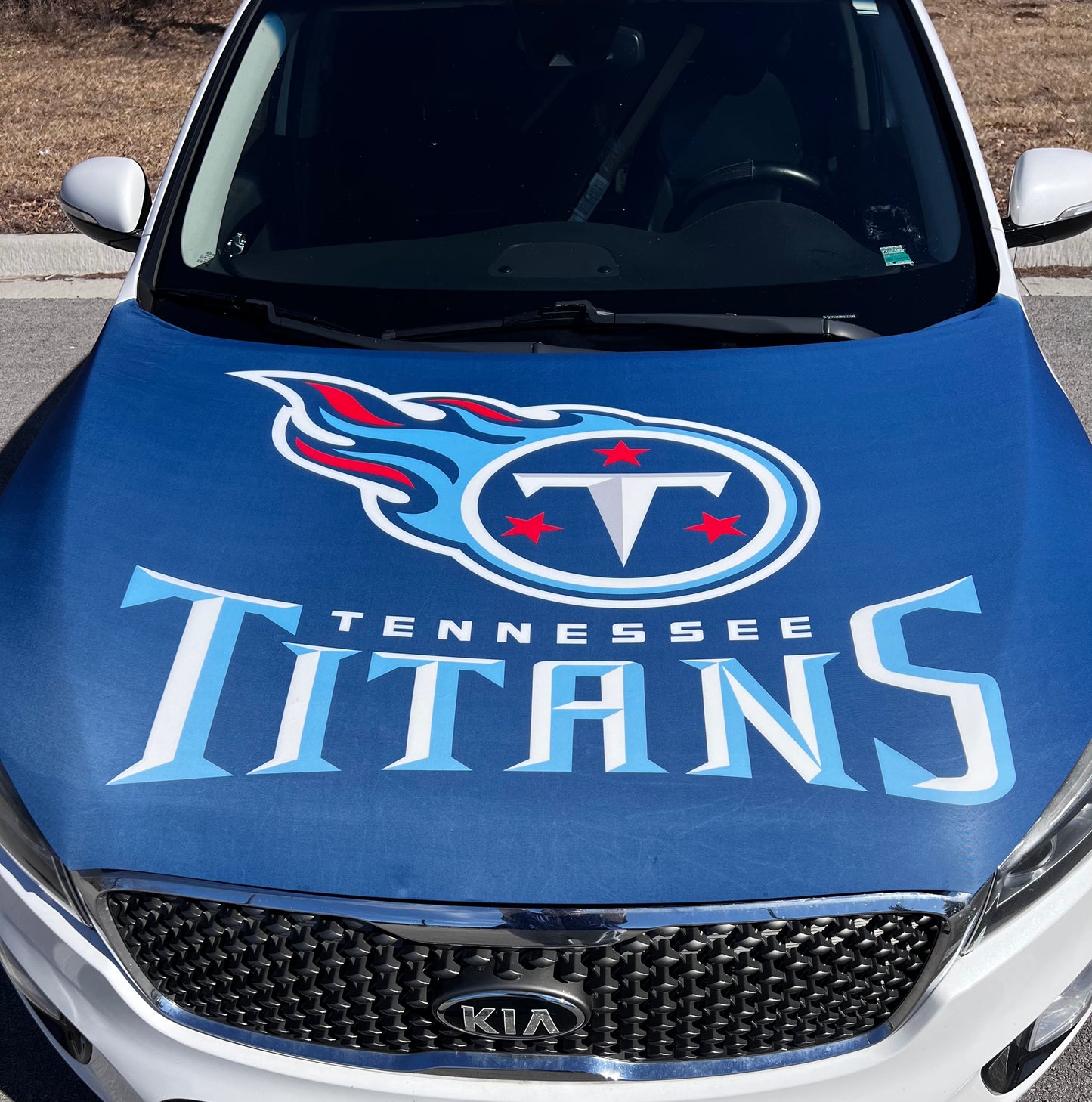 Tennessee Titans (with name) Car Hood Cover