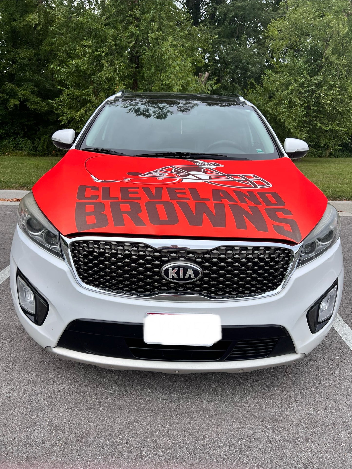 Cleveland Browns Car Hood Cover