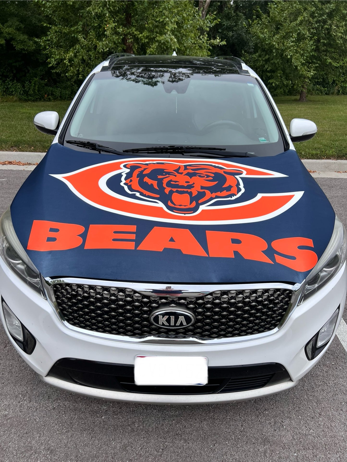 Chicago Bears Car Hood Cover