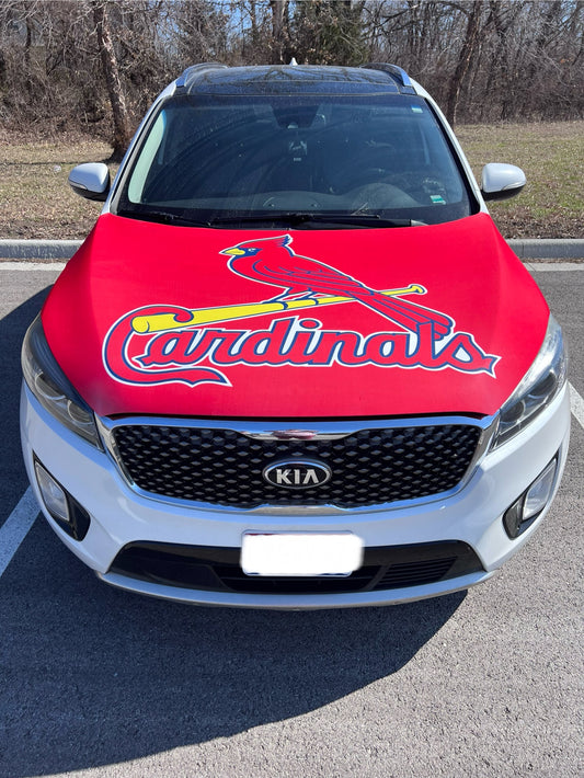 St. Louis Cardinals Baseball Car Hood Cover