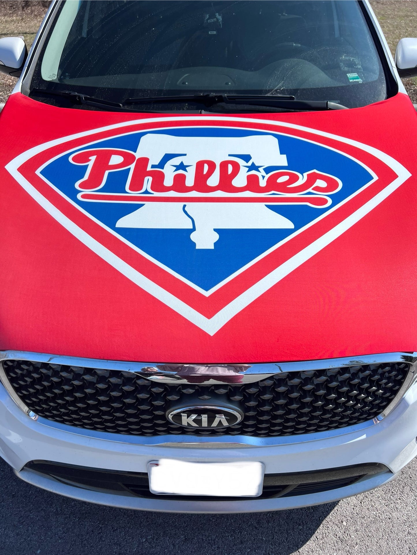 Philadelphia Phillies Baseball Car Hood Cover