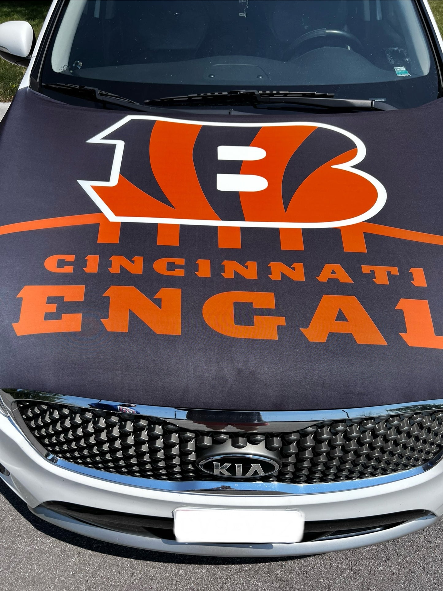 Cincinnati Bengals Car Hood Cover