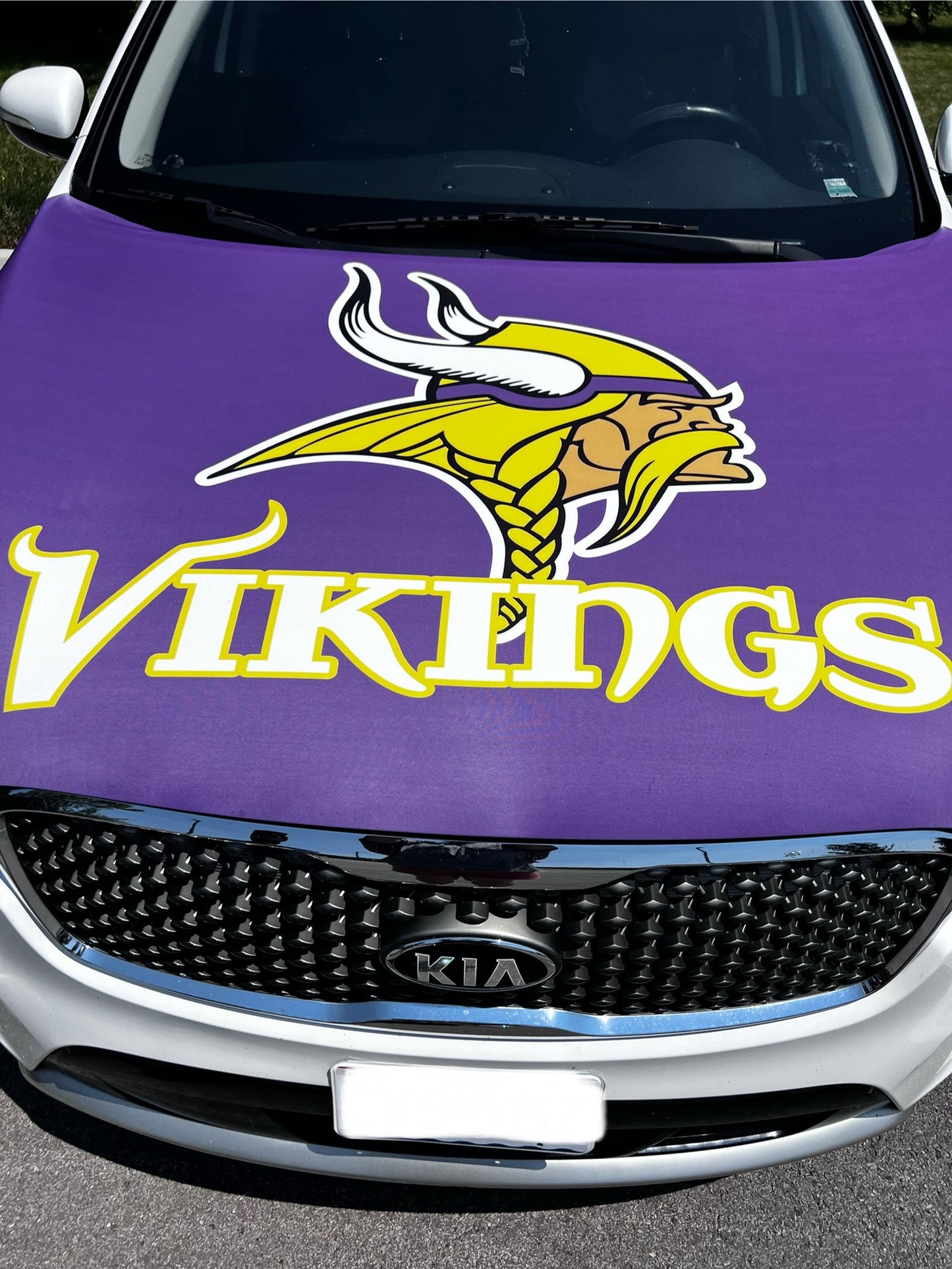 Minnesota Vikings Car Hood Cover