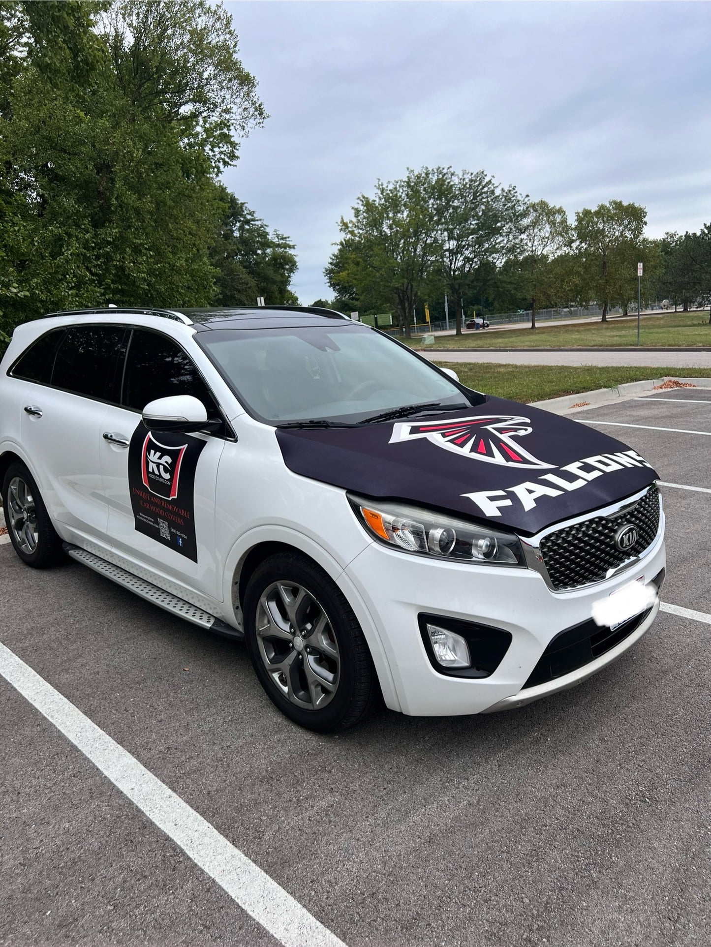 Atlanta Falcons Car Hood Cover