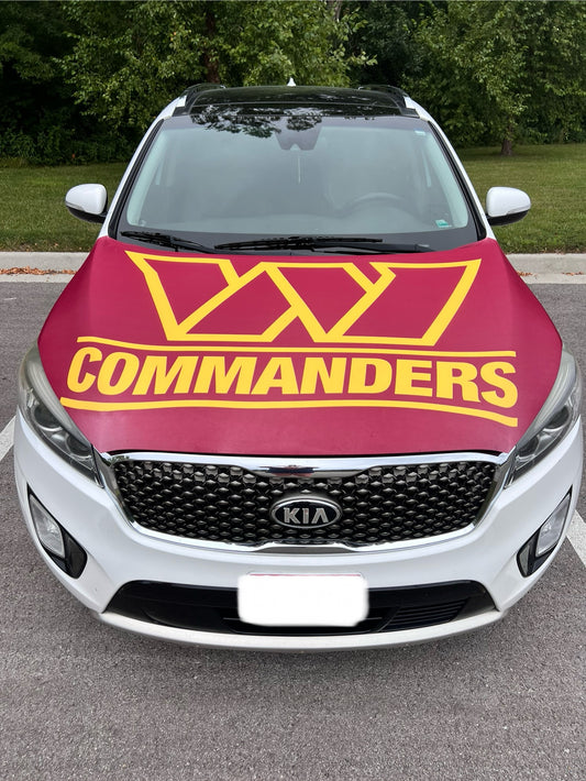 Washington Commanders Car Hood Cover