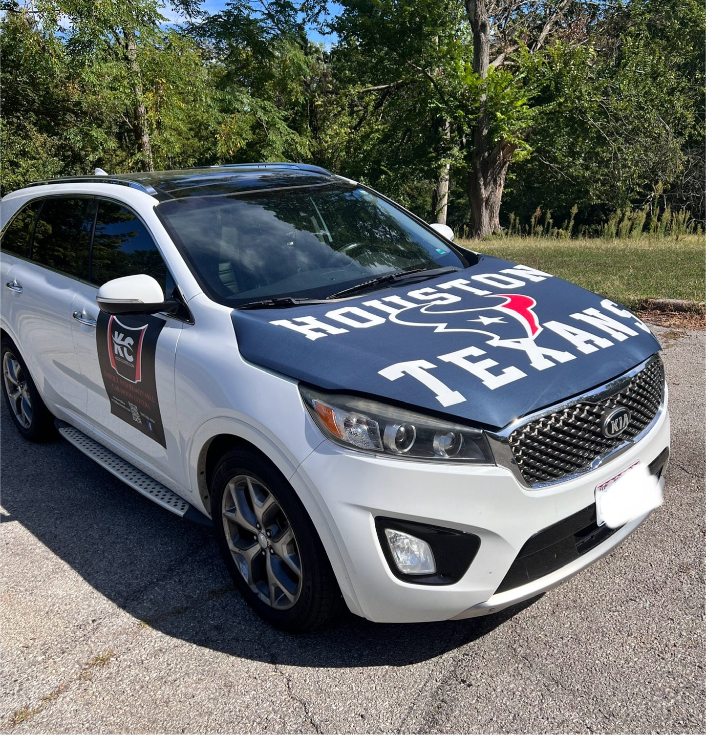 Houston Texans Car Hood Cover