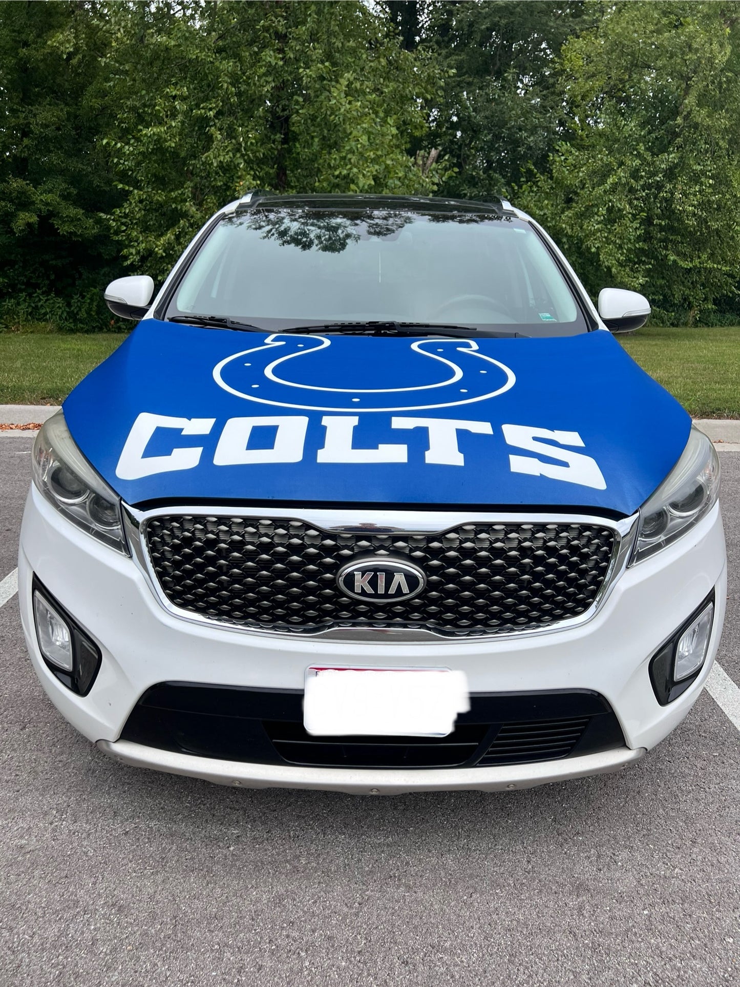 Indianapolis Colts Car Hood Cover