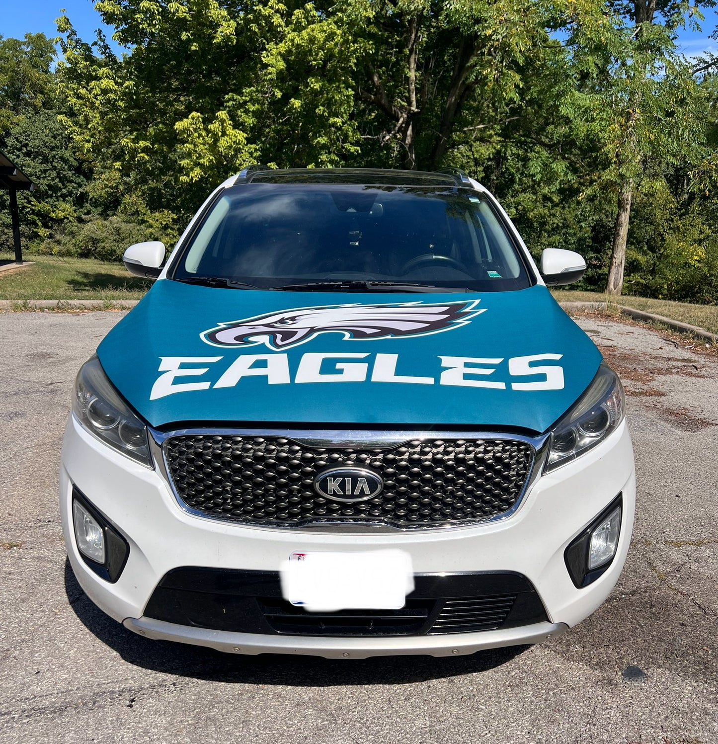 Philadelphia Eagles Car Hood Cover