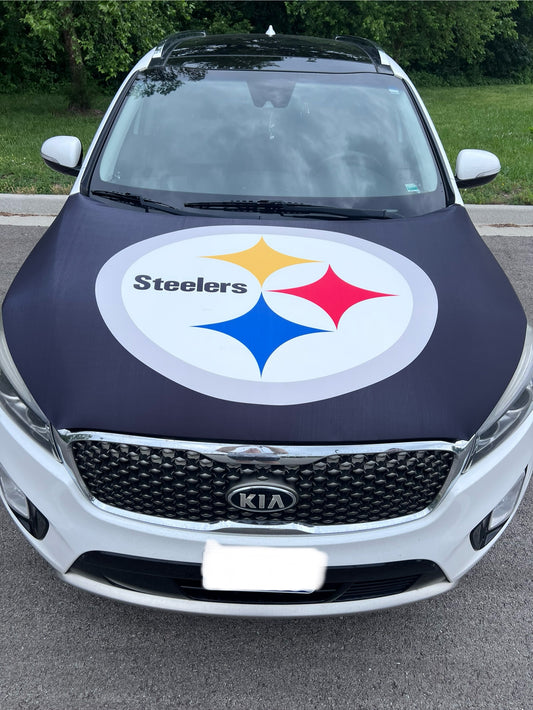 Pittsburgh Steelers Car Hood Cover
