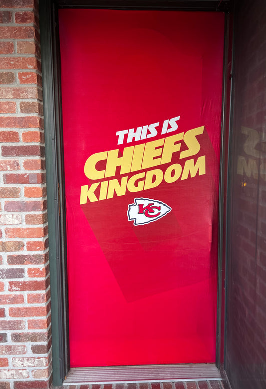 Chiefs Kingdom Full Size Door Cover