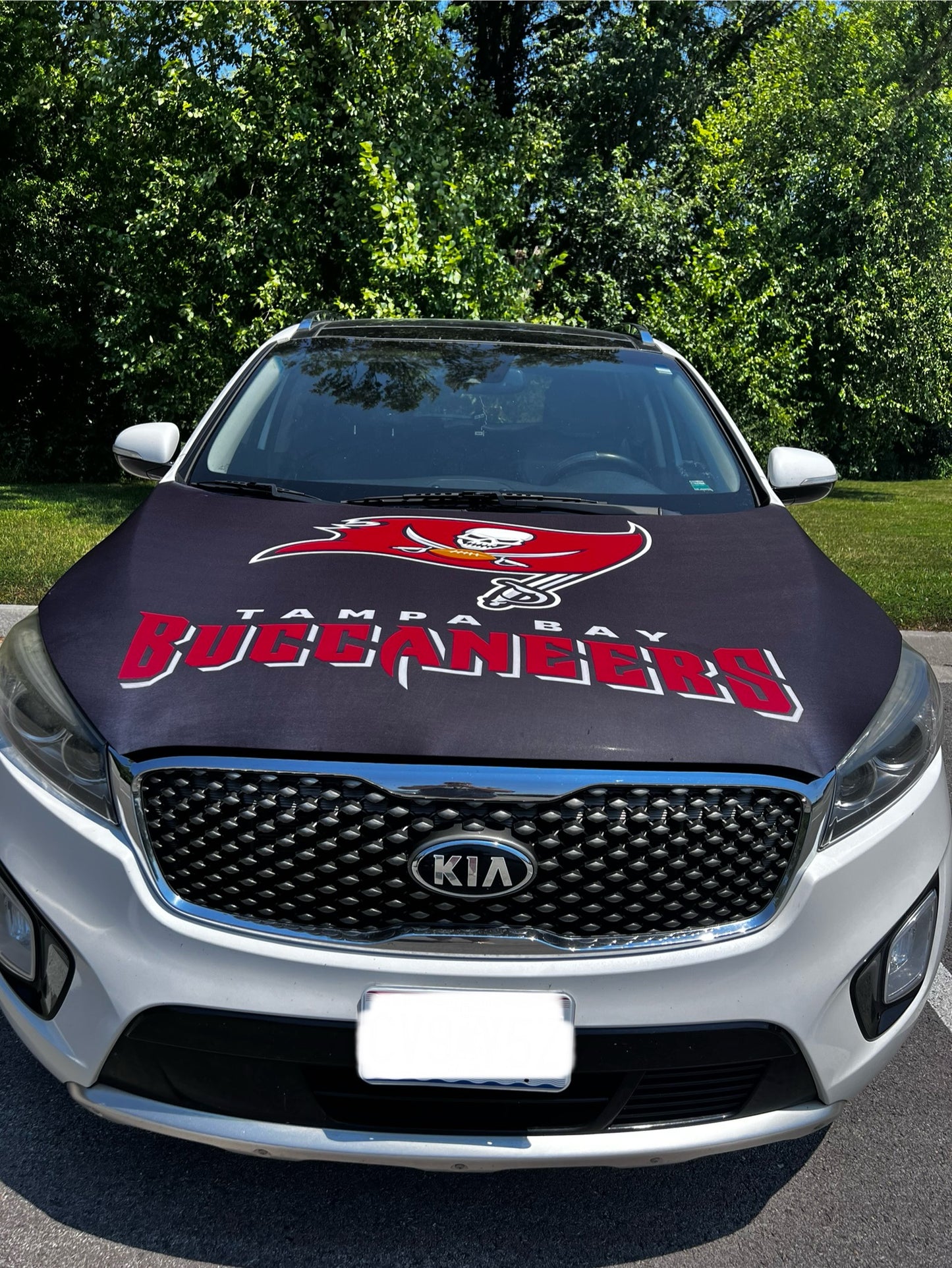 Tampa Bay Buccaneers Car Hood Cover