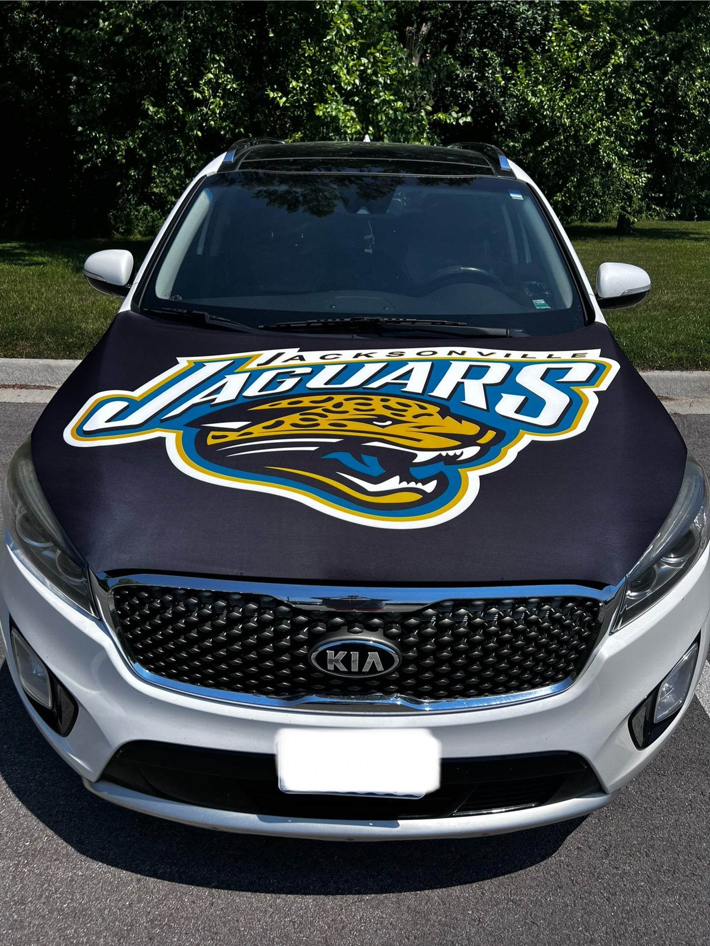 Jacksonville Jaguars Car Hood Cover