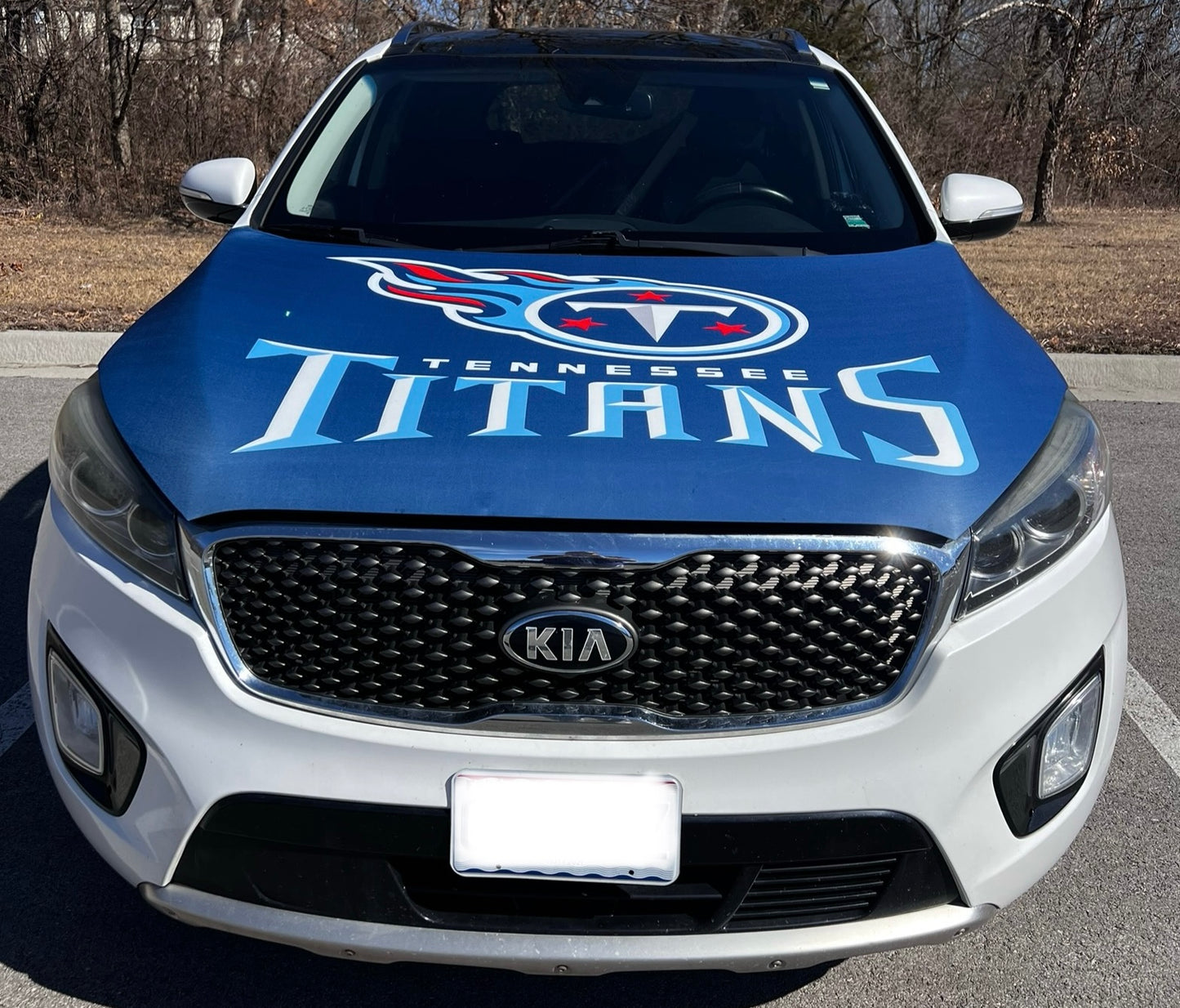 Tennessee Titans (with name) Car Hood Cover