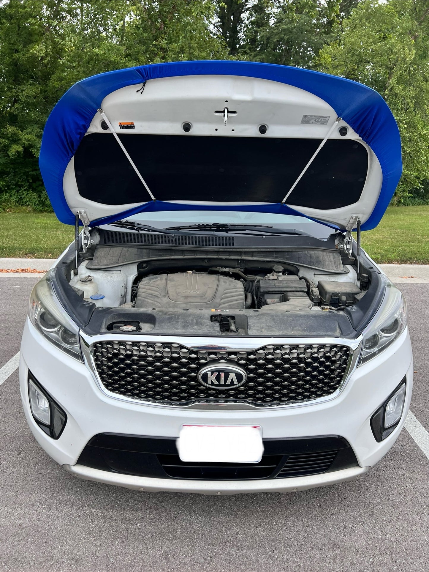 Los Angeles Rams Car Hood Cover