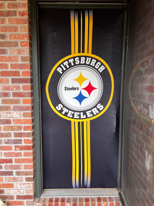 Pittsburgh Steelers Door Cover