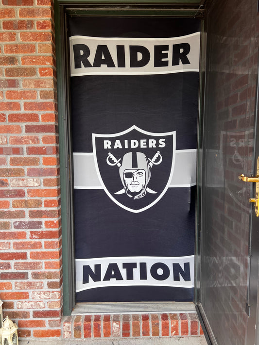 Las Vegas Raiders Door Cover