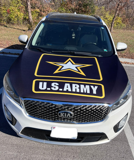U.S. Army Car Hood Cover