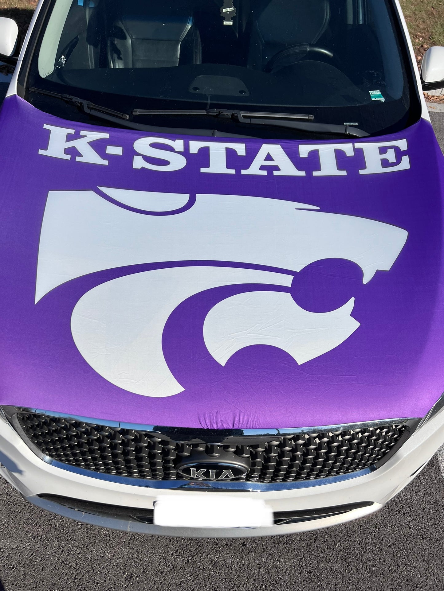 K-State Car Hood Cover